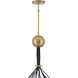 Lisa McDennon Skye 18 Light 53.25 inch Heritage Brass Indoor Chandelier Ceiling Light