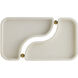 Lily Ivory and Antique Brass Tray