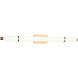 Finnegan LED 36 inch Aged Gold Brass Bath Vanity Light Wall Light