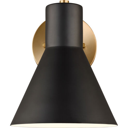 Towner 1 Light 7 inch Satin Brass Wall Bath Fixture Wall Light