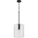 Lyndsey 1 Light 10 inch Flat Black Pendant Ceiling Light