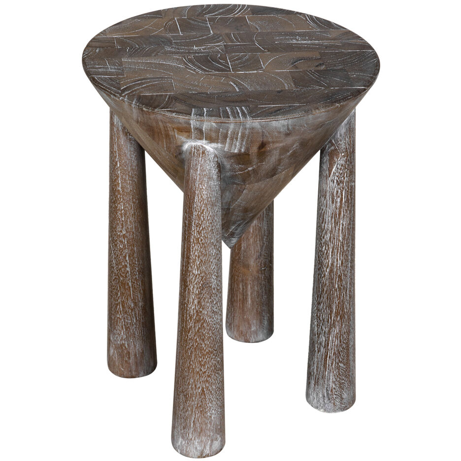 Kongo 16 X 12 inch Weathered Teak Side Table