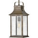 Grant 1 Light 8.5 inch Burnished Bronze Outdoor Hanging Lantern