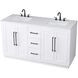 Chase 60 X 34 inch White Bathroom Vanity Cabinet