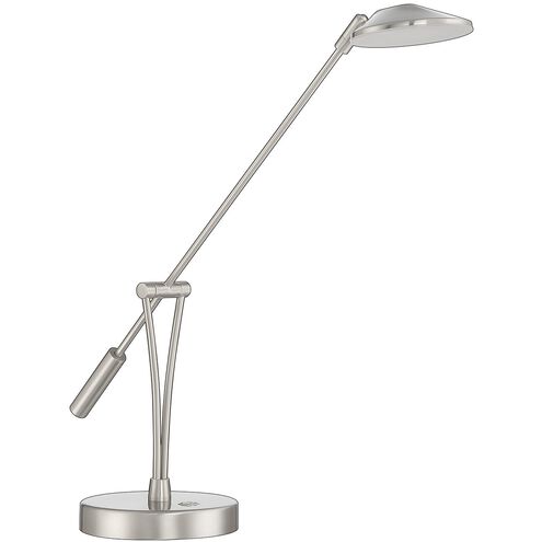 Lahoya 9 inch 10.00 watt Satin Nickel Task Lamp Portable Light