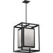 Double Box 1 Light 16 inch Argento Grey Outdoor Pendant