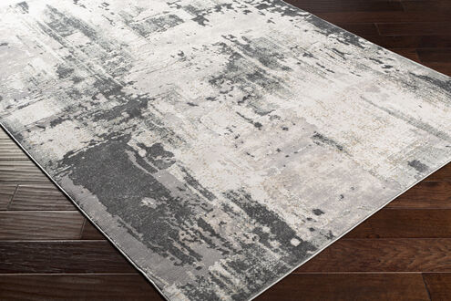 Quatro 35 X 24 inch Charcoal Rug in 2 x 3, Rectangle