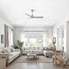 Atlas Alessandra-LK 42 inch Brushed Nickel with Barn Wood Blades Indoor/Outdoor Ceiling Fan