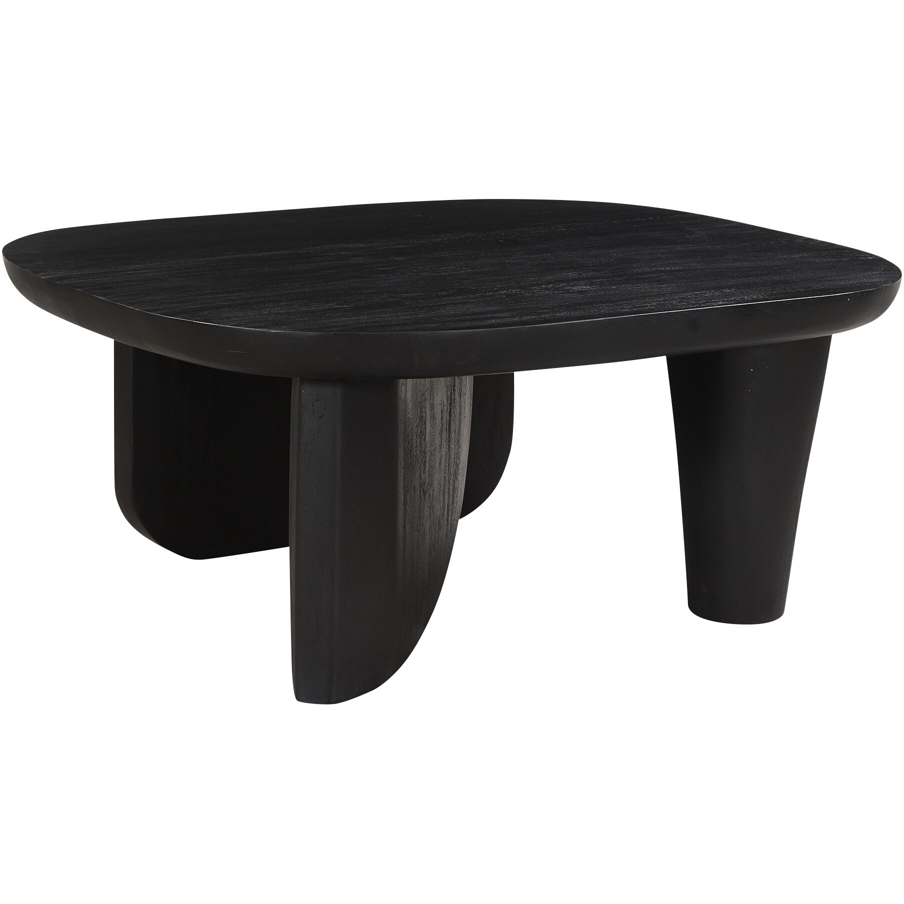 Era 35.5 X 31.5 inch Black Coffee Table