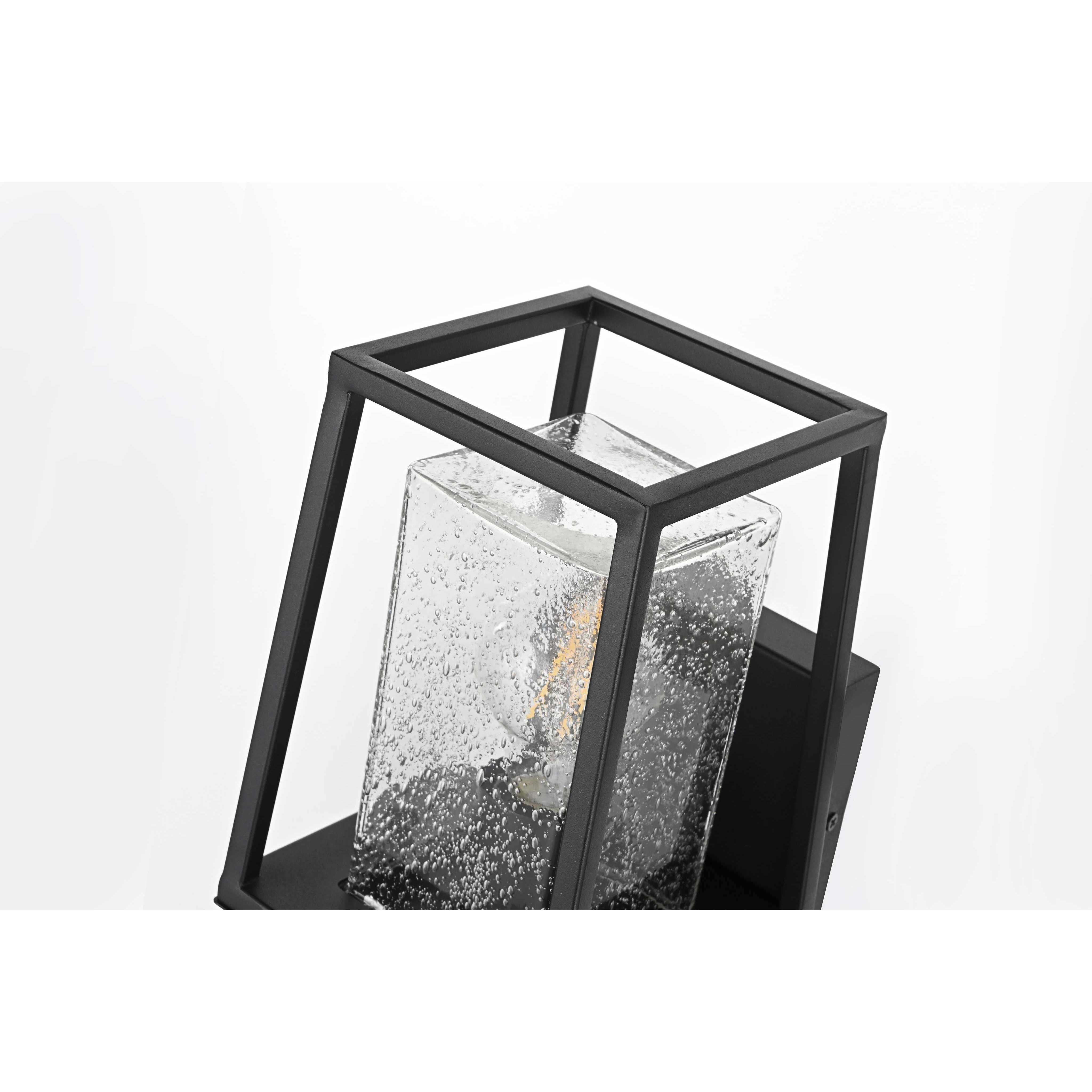 Lehigh 1 Light 9.5 inch Black Outdoor Wall Sconce