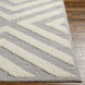 Rodos 84 X 63 inch Light Grey Rug, Rectangle