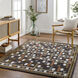 Lyna 86 X 60 inch Dark Grey Rug, Rectangle