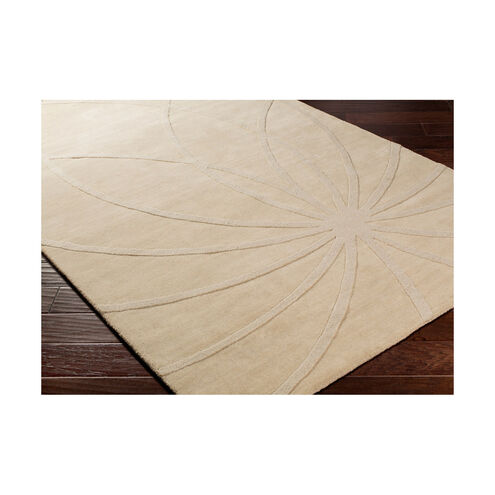 Mystique 132 X 96 inch Wheat Handmade Rug, Rectangle