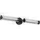 Braga LED 27.88 inch Black Bath Vanity Light Wall Light