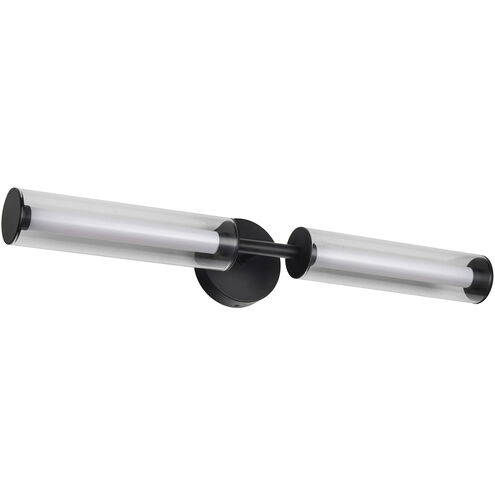 Braga LED 27.88 inch Black Bath Vanity Light Wall Light