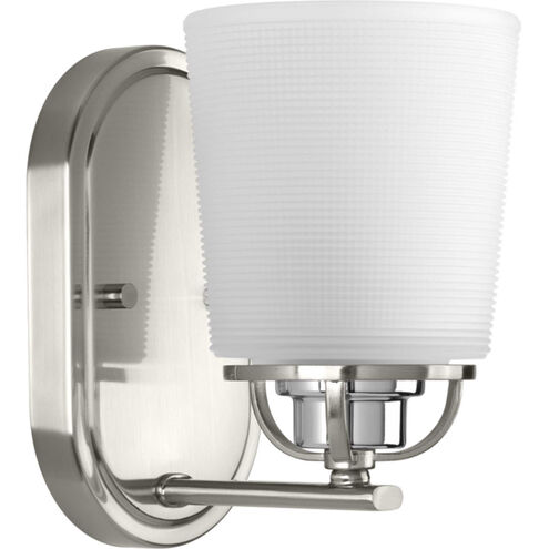 Leopolda 1 Light 5.13 inch Brushed Nickel Bath Vanity Wall Light, Design Series