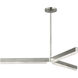 Kelly by Kelly Wearstler Linea LED 42 inch Antique Nickel Chandelier Ceiling Light