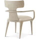 Repose Grey Oak Dining Chair, Wooden, Upholstered