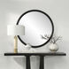 Olica 40 X 40 inch Matte Black Wall Mirror