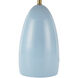 Alora Mood Poppy 13.88 inch 8 watt Cerulean Table Lamp Portable Light