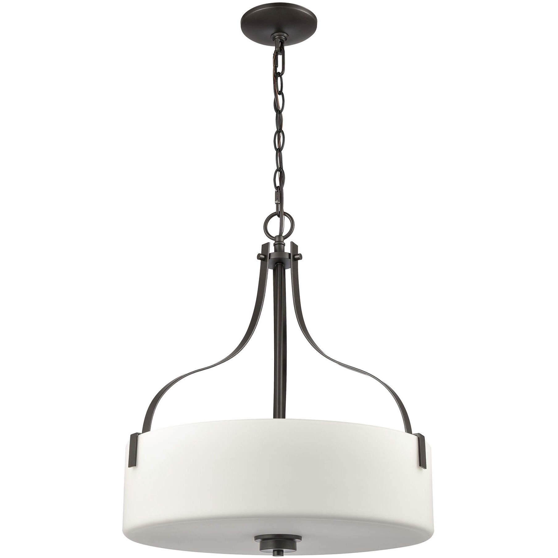Market Square Pendant Ceiling Light in Oil Rubbed Bronze