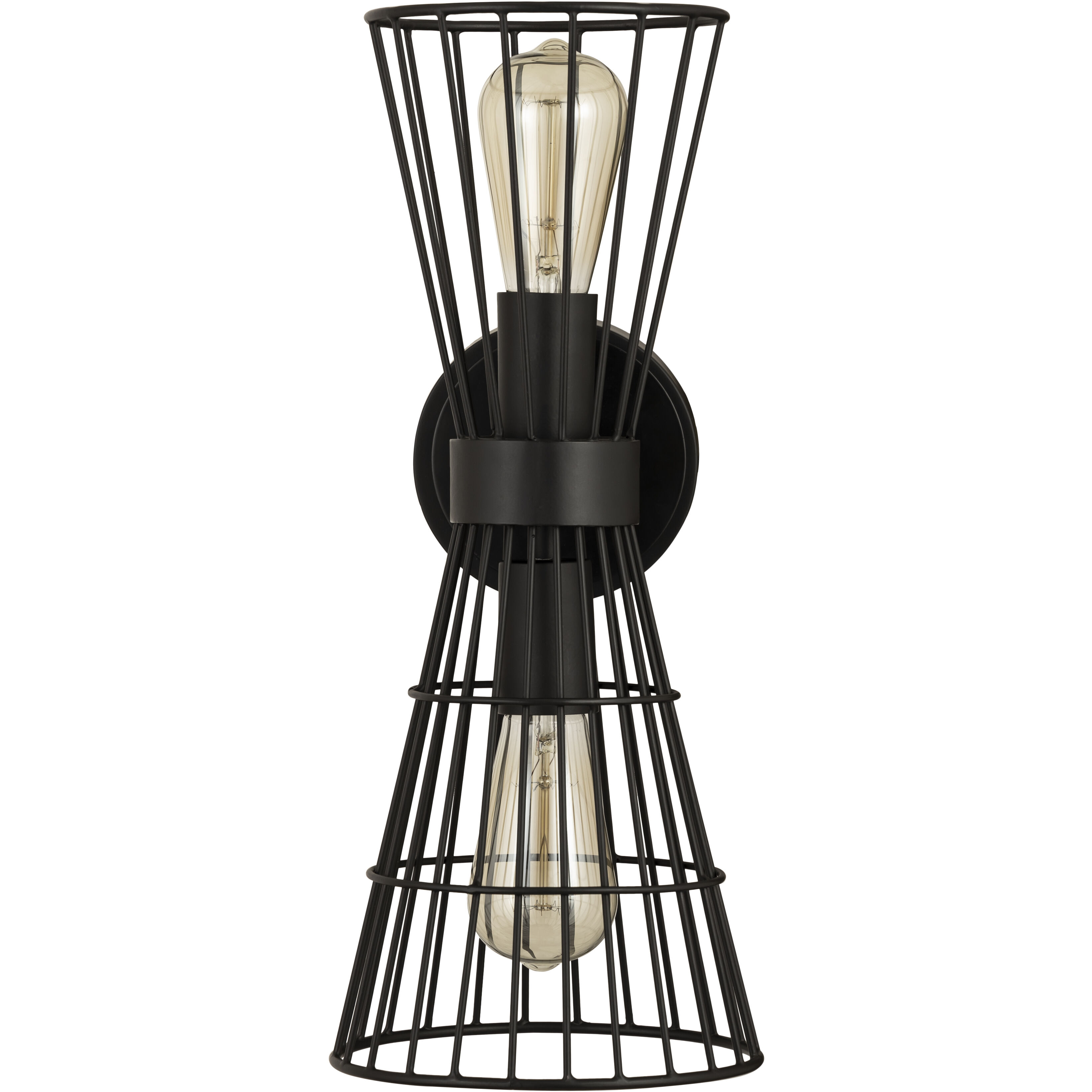 Alito 2 Light 7 inch Matte Black Wall Sconce Wall Light