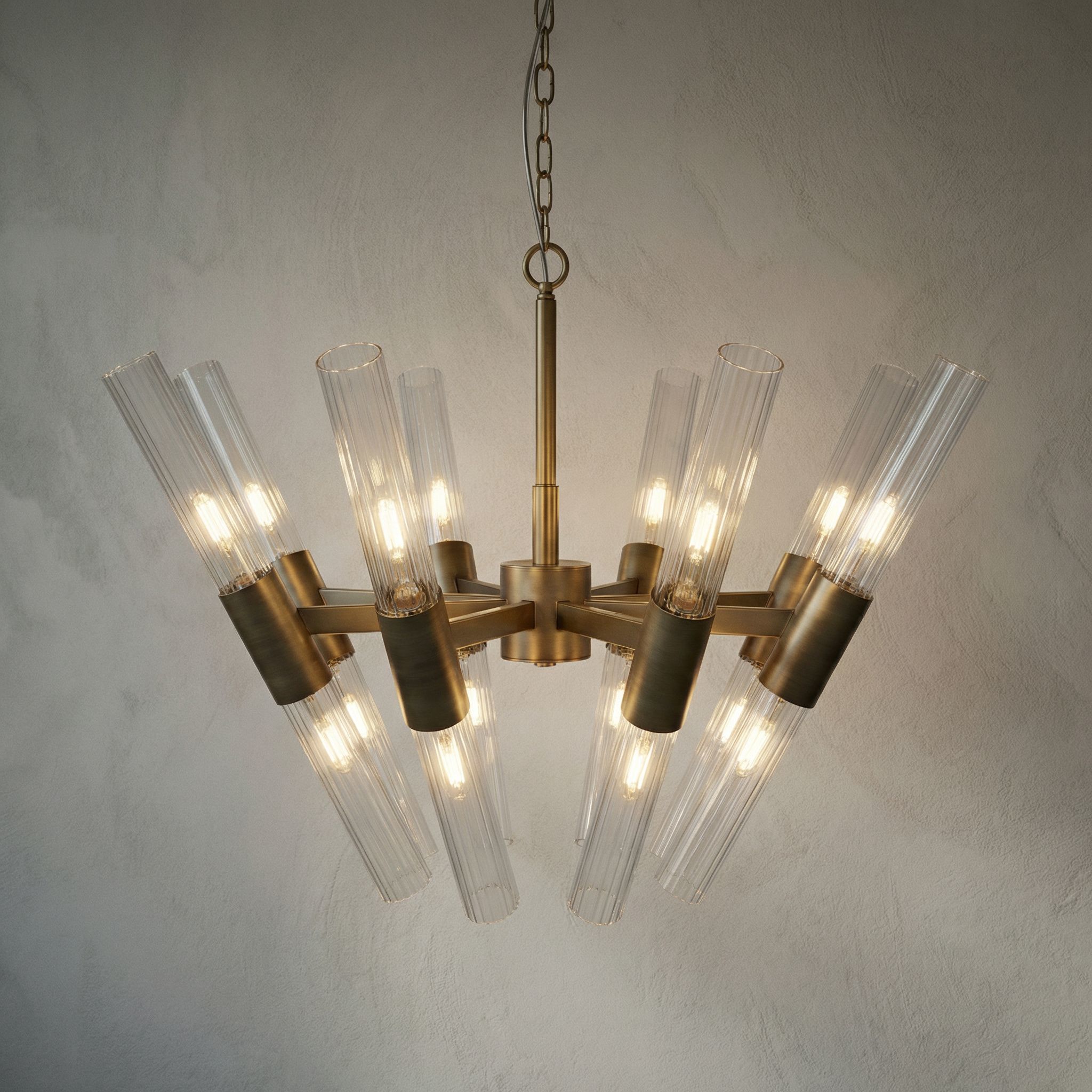 Moira 16 Light 16 inch Aged Brass Chandelier Ceiling Light