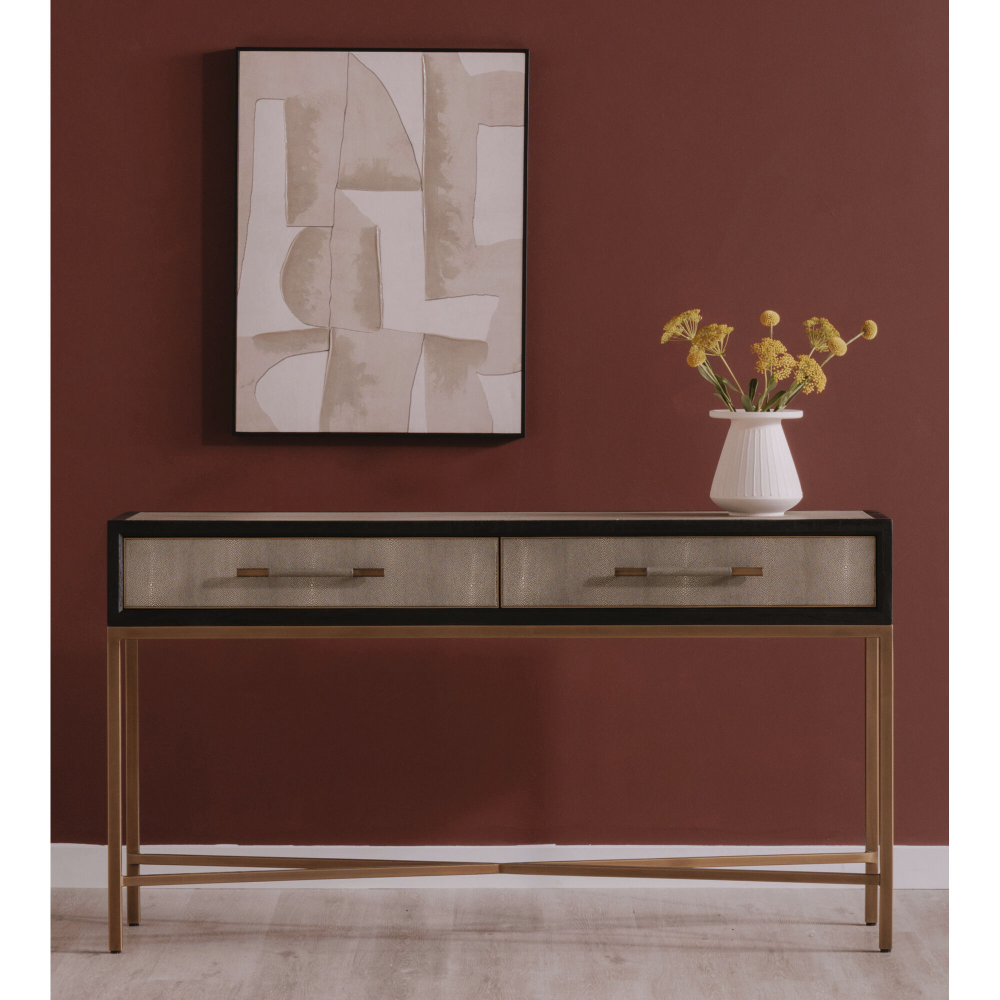Mako 59 X 16 inch Grey Console Table