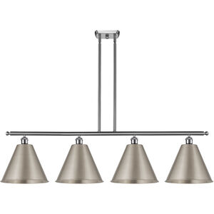 Ballston Cone LED 50.25 inch Brushed Satin Nickel Island Light Ceiling Light