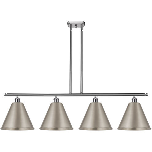 Ballston Cone LED 50.25 inch Brushed Satin Nickel Island Light Ceiling Light