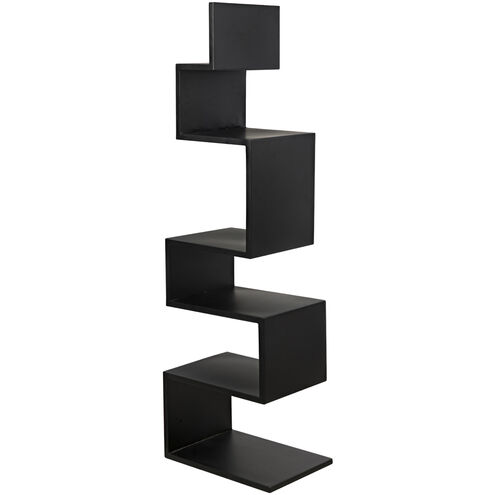 Laszlo Matte Black Bookcase