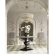 Magnum 7 Light 34.5 inch Brass and White Chandelier Ceiling Light, Medium