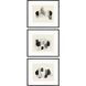 Aitkin / Goudy Sans Black and Blue and Gray and Green Framed Art