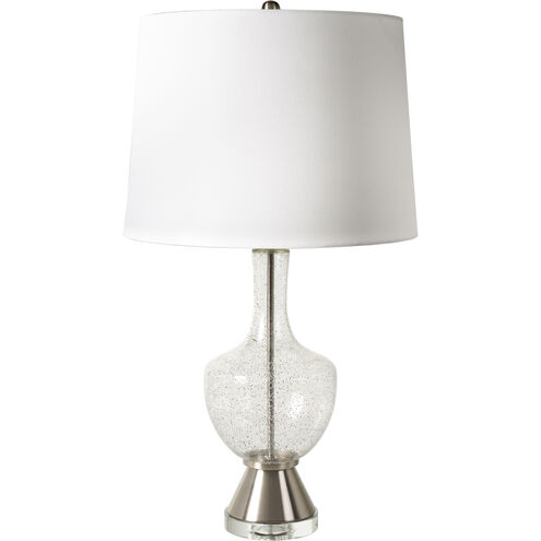 Pinsonfork 34 inch 150 watt Clear Table Lamp Portable Light