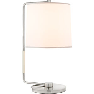 Barbara Barry Swing 22 inch 75.00 watt Soft Silver Table Lamp Portable Light in Silk