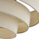 Bellingham 4 Light 21 inch Bronze Extra Large Semi-Flush Ceiling Light, Extra Large