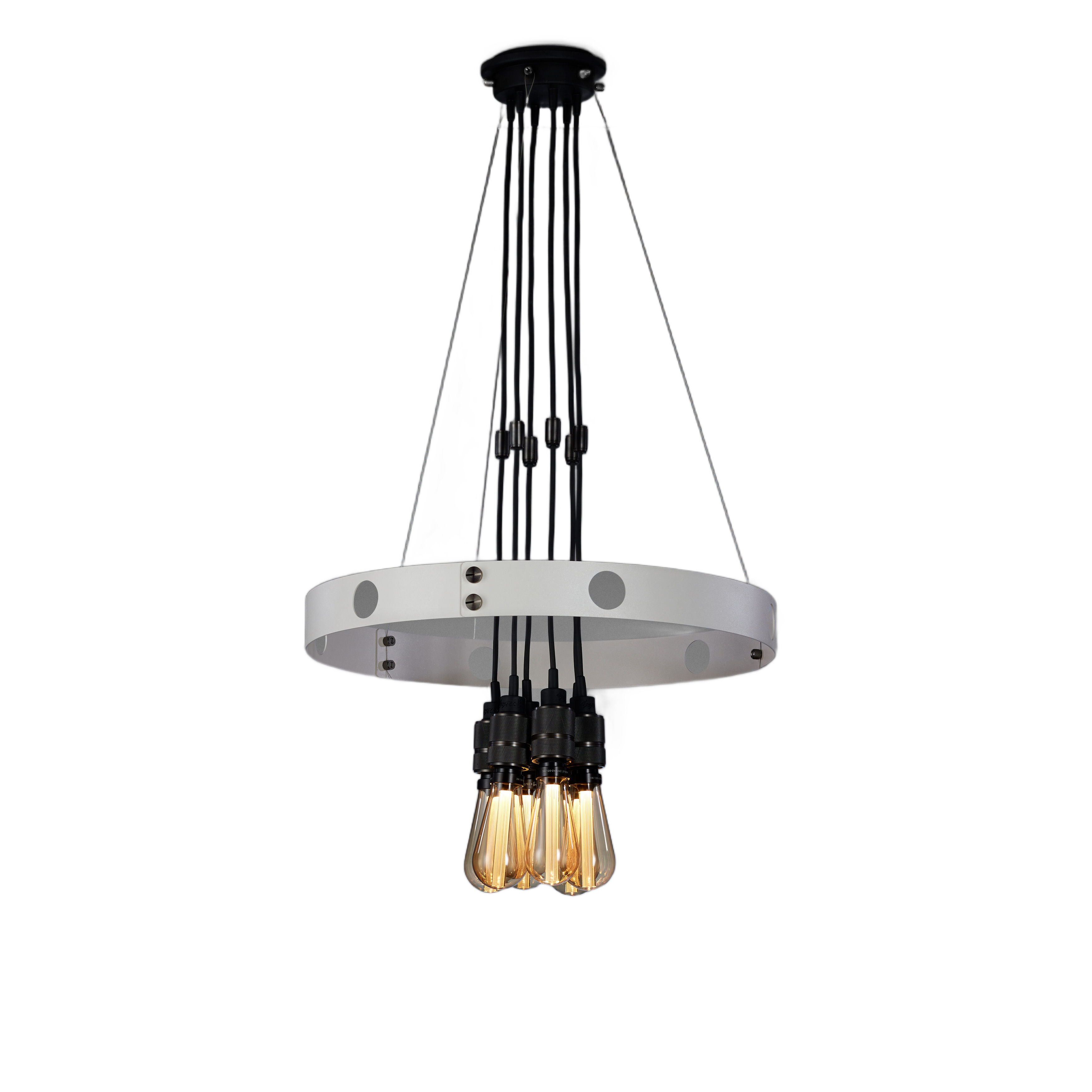 Hero LED 31.5 inch Stone / Smoked Bronze Chandelier Ceiling Light