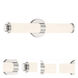 Aqua LED 19.25 inch Brushed Steel Vanity Light Wall Light