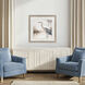 Feathers on Water II Blue and Gray and Beige Framed Art, Propac