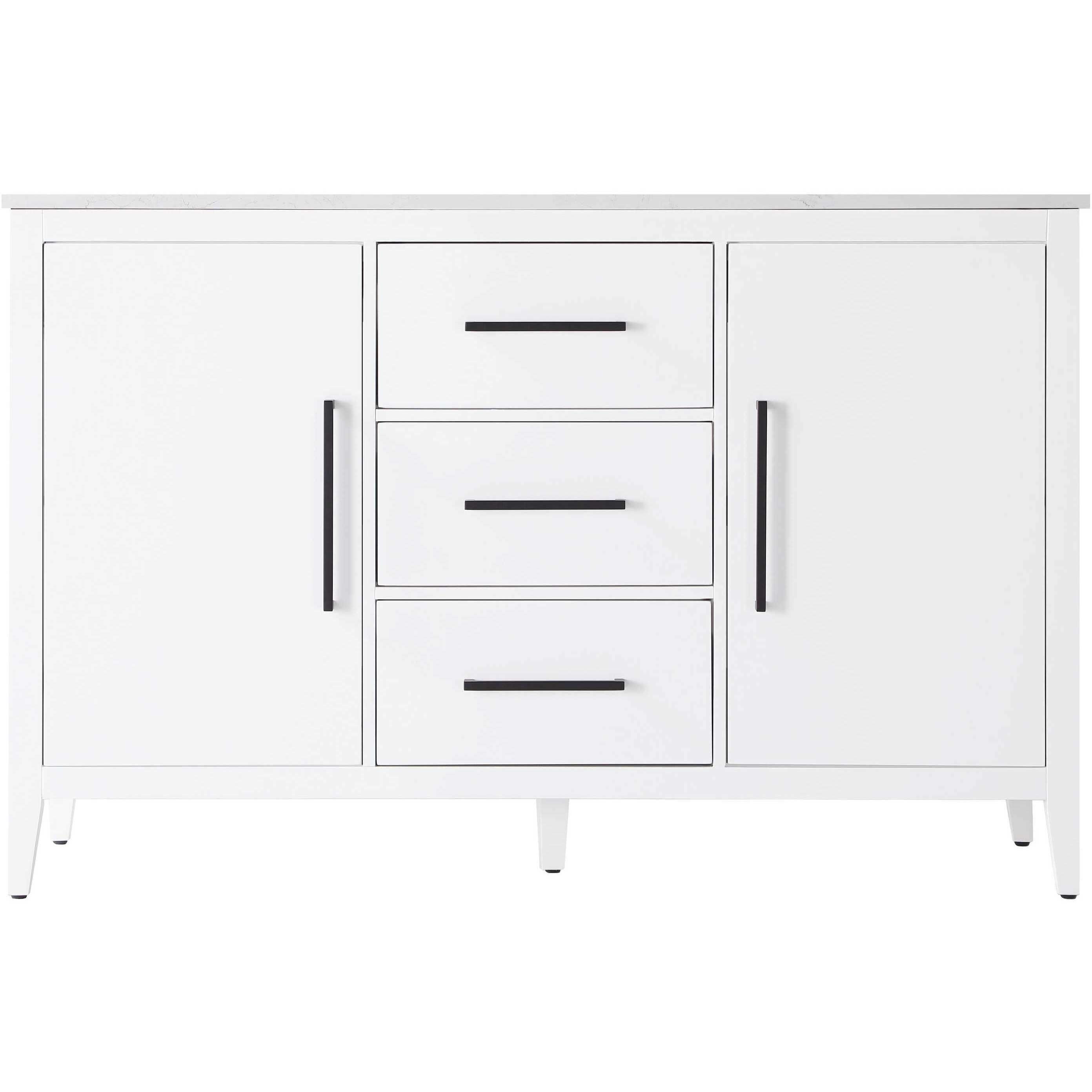 Millie 54 X 35 inch White Bathroom Vanity Cabinet