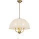 Alora Mood Crosby 4 Light 18 inch Brushed Gold Pendant Ceiling Light