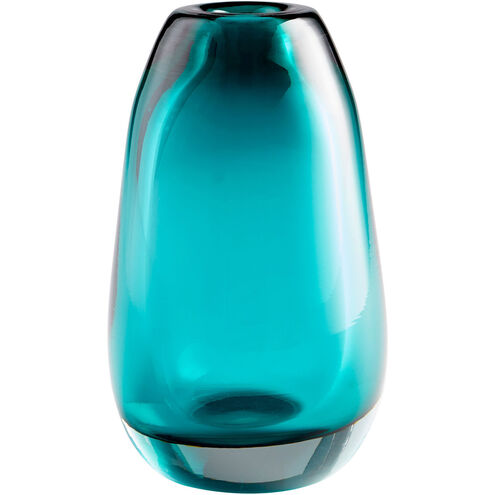 Blown Ocean 10 X 6 inch Vase, Small