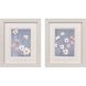 Garden Party Gray and Pink and Multi and White Framed Art, Propac