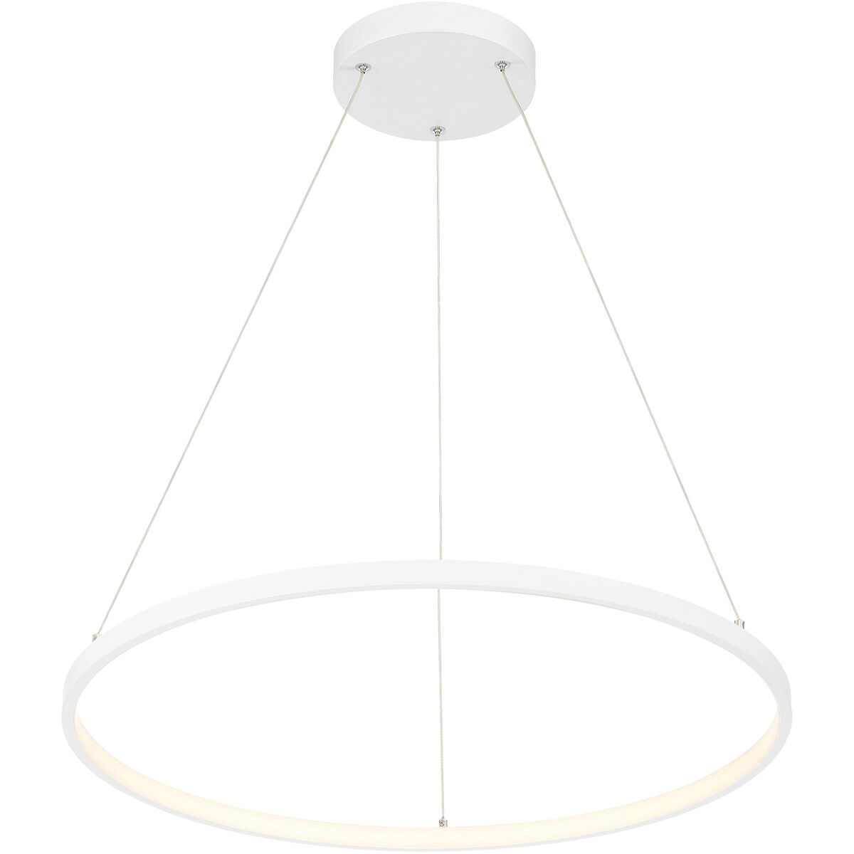Anello LED 31.5 inch Matte White Pendant Ceiling Light