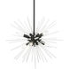 Uptown 6 Light 20 inch Black Pendant Chandelier Ceiling Light