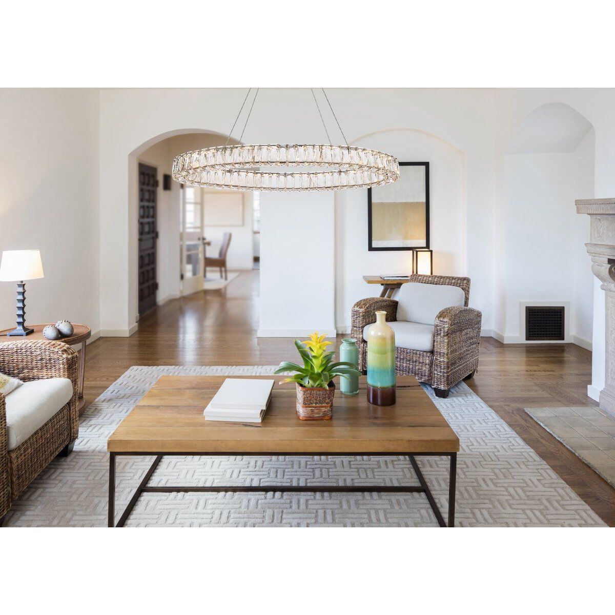 Monroe 1 Light 36 inch Gold Pendant Ceiling Light