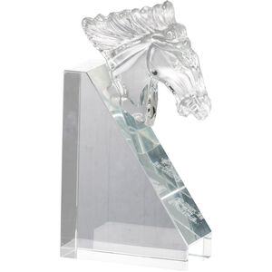 Glass 4.5 inch Clear Bookends
