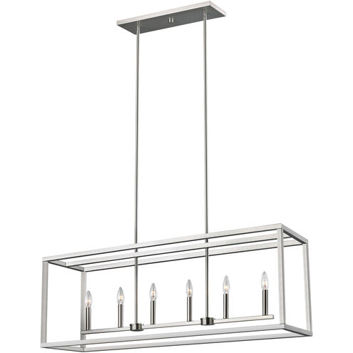 Moffet Street LED 42 inch Brushed Nickel Island Pendant Ceiling Light