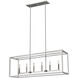 Moffet Street LED 42 inch Brushed Nickel Island Pendant Ceiling Light
