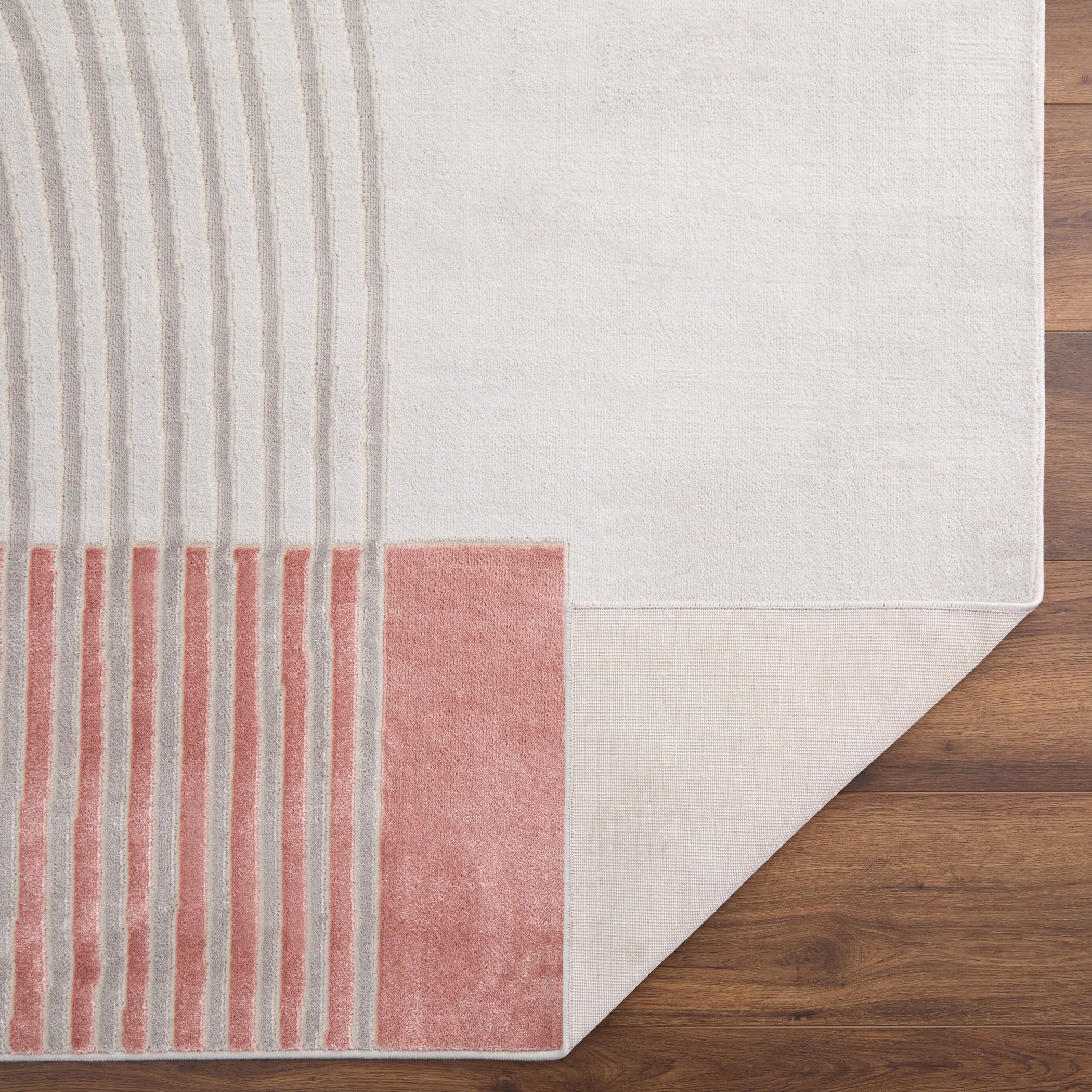 Betsi 90 X 63 inch Pink Rug in 5 x 7